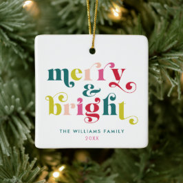 Mehrfarbig Moderne Weihnachten Keramikornament