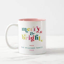 Mehrfarbig Moderne Weihnachten Zweifarbige Tasse