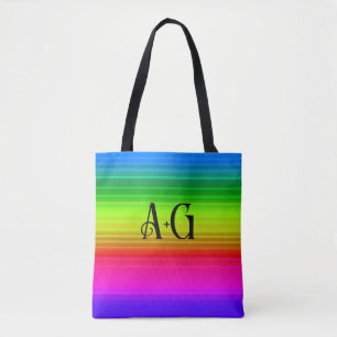 mehrfarbig, Regenbogen Tasche