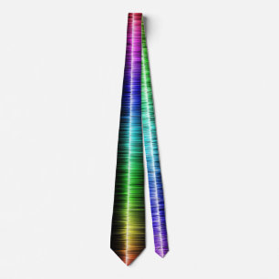 mehrfarbig Sound Wave Necktie Krawatte