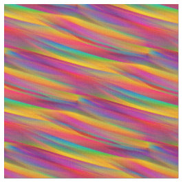 mehrfarbig Wavy Rainbow Gradient Stoff