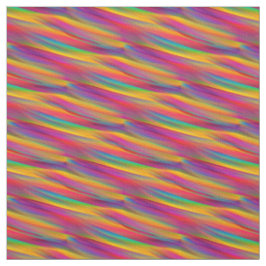 mehrfarbig Wavy Rainbow Gradient Stoff