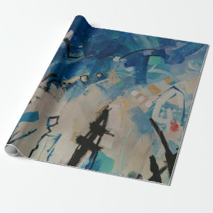 mehrfarbige abstrakte Wand Geschenkpapier