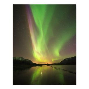 Mehrfarbige Aurora Fotodruck