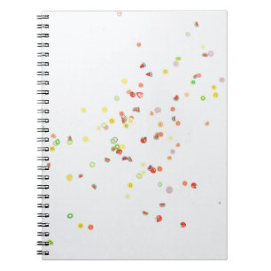 Mehrfarbige Ballondarstellung Notizblock