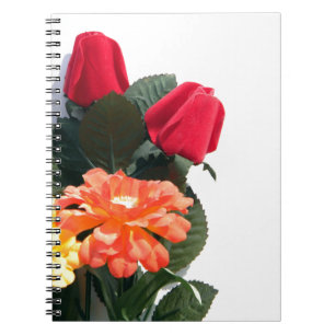 mehrfarbige Blume Notizblock