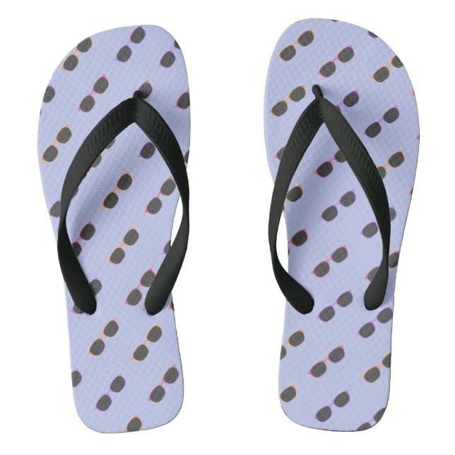 mehrfarbige Brille Flip Flops (Fußbett)