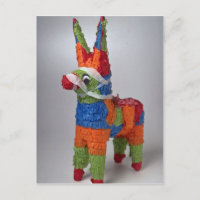 Mehrfarbige Donkey-Pinata für Partys