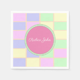 mehrfarbige Farben Serviette