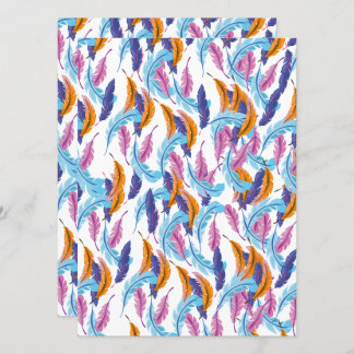 mehrfarbige Feathers