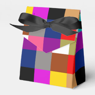 Mehrfarbige Fette Farbblöcke Design  Geschenkschachtel