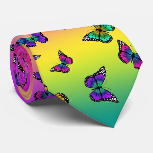 Mehrfarbige Fliege Schmetterling Krawatte