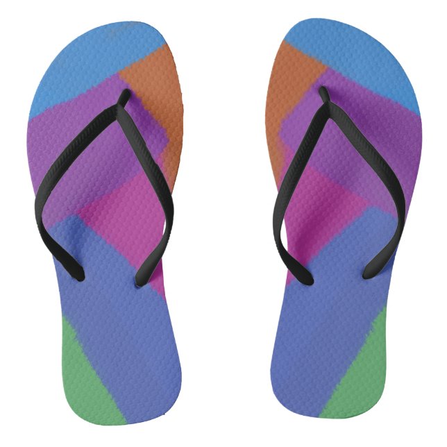 Mehrfarbige Flip-Flops Flip Flops (Fußbett)