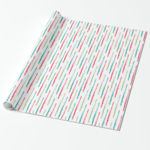 Mehrfarbige Flöten Geschenkpapier