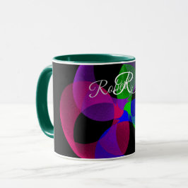 Mehrfarbige geometrische Fusion Coffee Mug Tasse