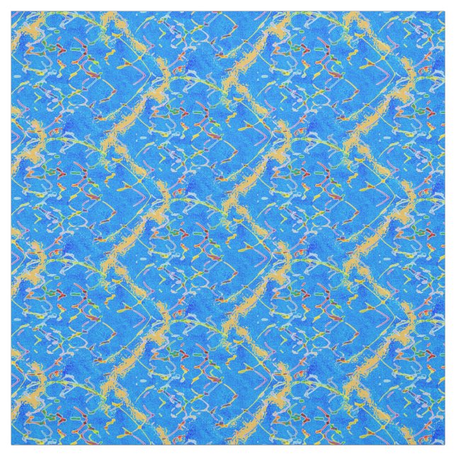 mehrfarbige Herzen Stoff (Muster)