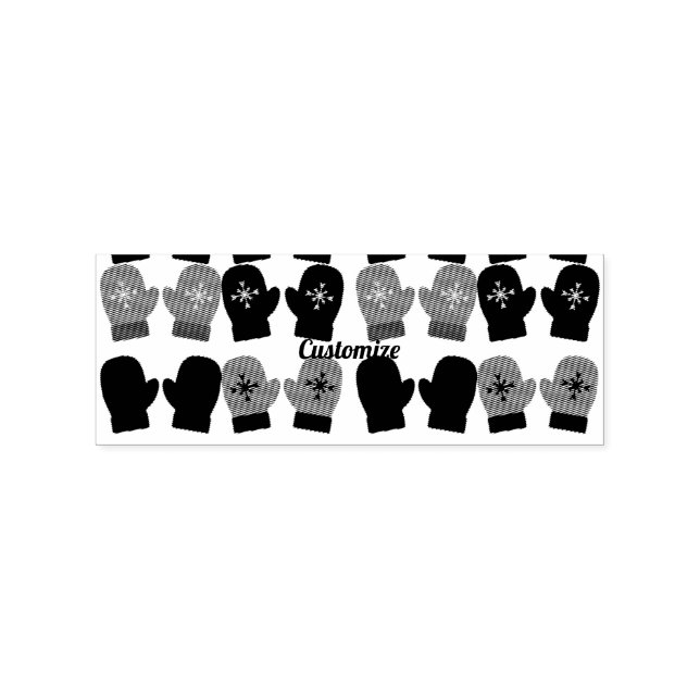 mehrfarbige Knitterfütter Thunder_Cove Gummistempel (Prägung)