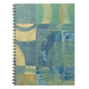 Mehrfarbige Kreise und Panels Notizblock