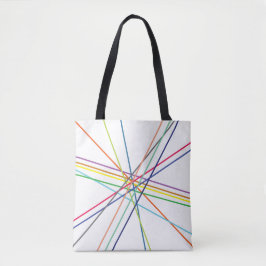 mehrfarbige Kreuzungen Tasche