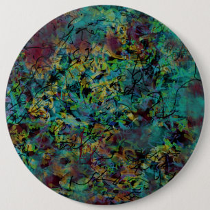 Mehrfarbige Kritzel-Abstrakte-Kunst-Taste Button