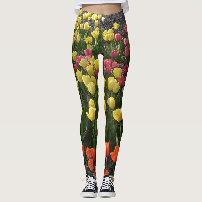 mehrfarbige Leggings (Vorderseite)