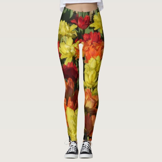 mehrfarbige Leggings (Vorderseite)