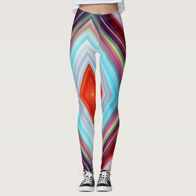 mehrfarbige Leggings (Vorderseite)