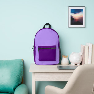 Mehrfarbige Lila-Rucksack Bedruckter Rucksack