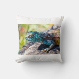 mehrfarbige Lizard-Tasche Kissen