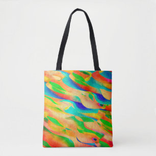 mehrfarbige Malerei Kunst abstraktes Wallpaper Hin Tasche