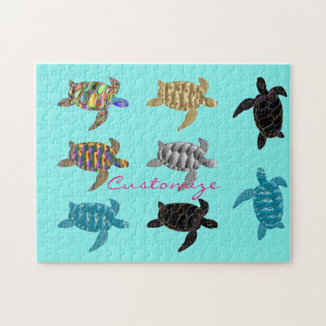 Mehrfarbige Meeresschildkröten Thunder_Cove (Horizontal)