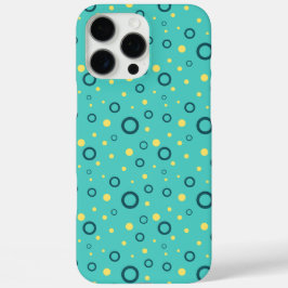 Mehrfarbige Muster Kreise Green Custom iPhone 16 Pro Max Hülle