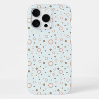 Mehrfarbige Musterkreise leuchten grüne, kundenspe iPhone 16 Pro Max Hülle