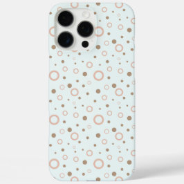 Mehrfarbige Musterkreise leuchten grüne, kundenspe iPhone 16 Pro Max Hülle