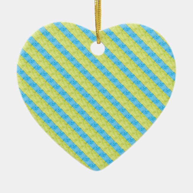 mehrfarbige Paletten Keramik Ornament (Vorne)