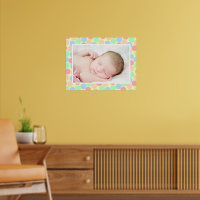 Mehrfarbige Pastell-Punkte-Muster Individuelle Bab