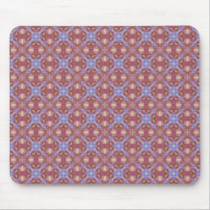 Mehrfarbige Pastell-Ton-Nahtlos-Kachel-Muster Mousepad