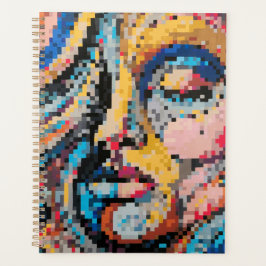 Mehrfarbige Pixel-Erstellung Planer