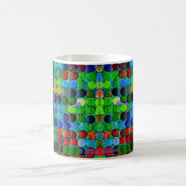 Mehrfarbige Plastikblasen Kaffeetasse (Mittel)
