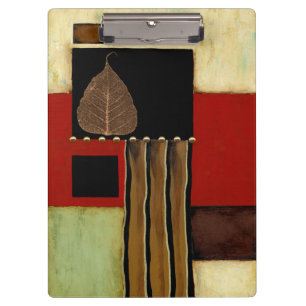 Mehrfarbige Platten-Malerei mit Brown-Blatt Klemmbrett