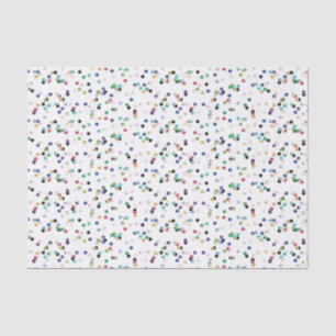 Mehrfarbige Polka-Punkte Seidenpapier
