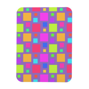 Mehrfarbige Quadrate 2011 Magnet
