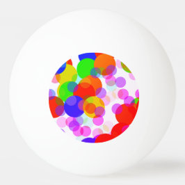 Mehrfarbige Regenbogenblasen Ping Pong Ball Tischtennisball
