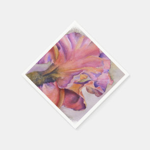 MEHRFARBIGE ROSA IRIS-PAPIERservietten Serviette