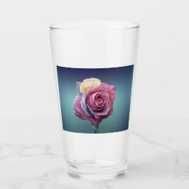 mehrfarbige Rose Glas