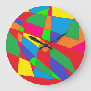 Mehrfarbige snazzy tolle Wanduhr