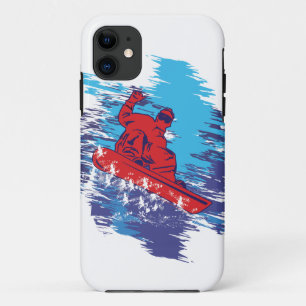 Mehrfarbige Snowbarderkathching High Snow Drives Case-Mate iPhone Hülle