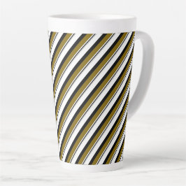 Mehrfarbige Streifen Milchtasse