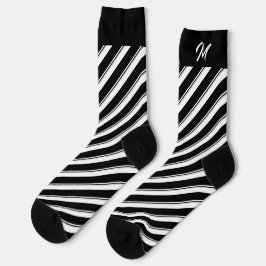 Mehrfarbige Streifen Socken