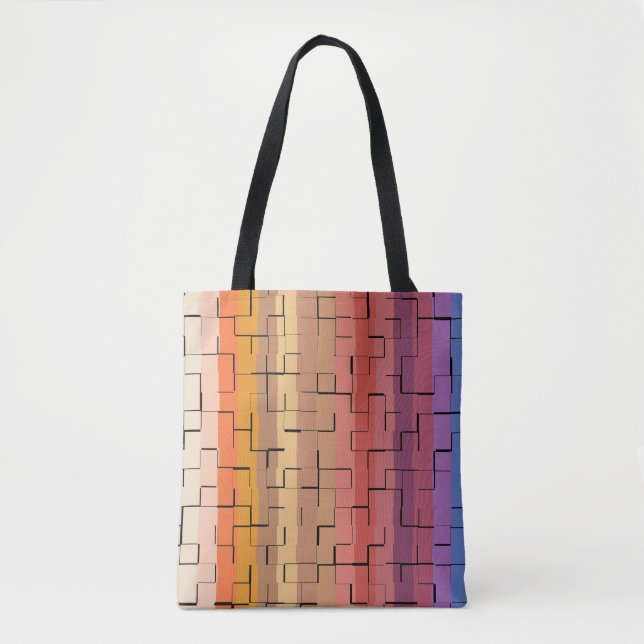mehrfarbige Streifen Tasche (Vorderseite)